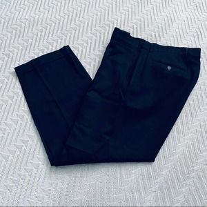 Hugo Boss solid black dress pants